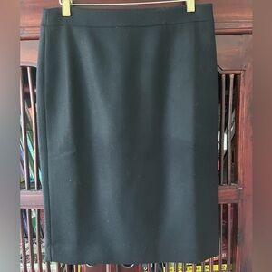 J.Crew 100% black wool No. 2 pencil skirt. NWT. Size 4